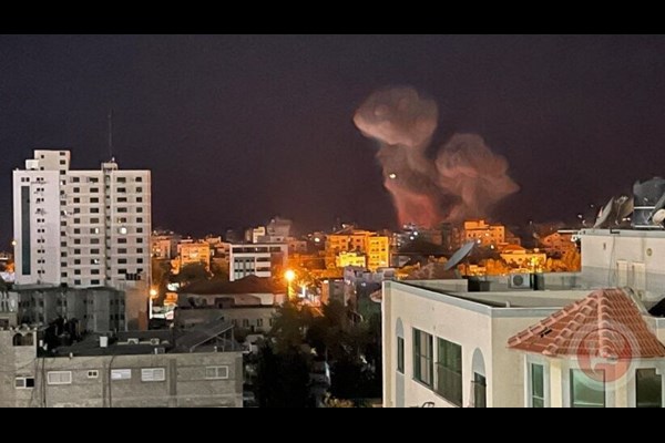  غزه بامداد امروز ۵۰ بار هدف قرار گرفت