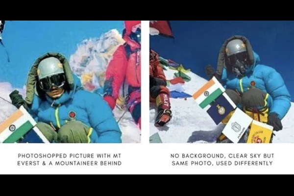 صعود جعلی کوهنورد هندی به اورست 