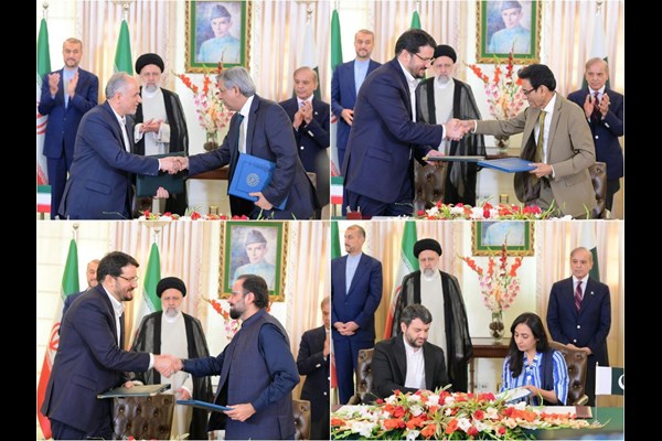هشت سند همکاری بین ایران و پاکستان به امضا رسید