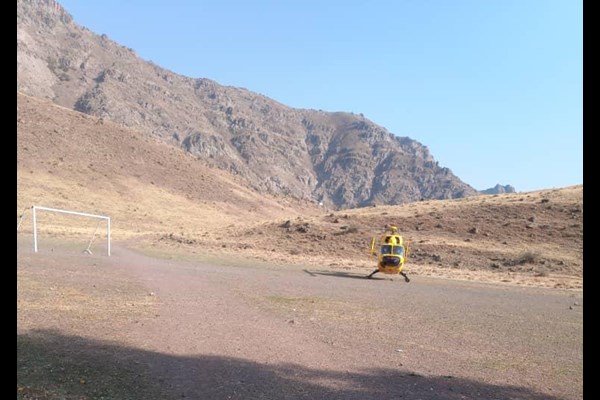 پیگیری ایجاد باند هلیکوپتر اورژانس در روستای میر طالقان