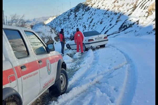 آماده‌باش امدادگران هلال احمر در جاده‌های البرز