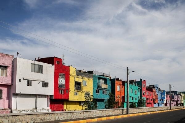 رنگین کمان بر دیوار های شهر کرج