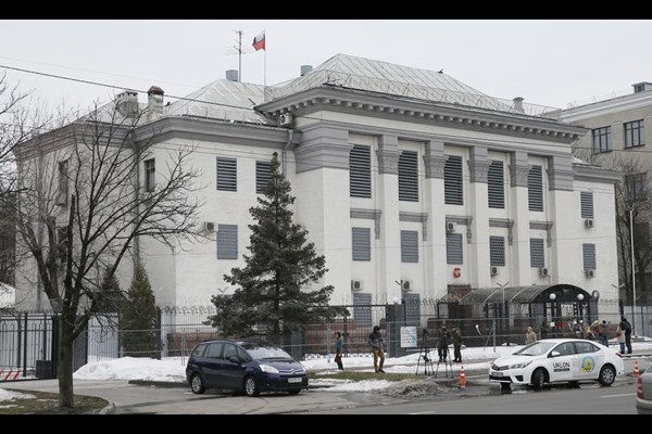 تخلیه سفارت روسیه در اوکراین آغاز شد