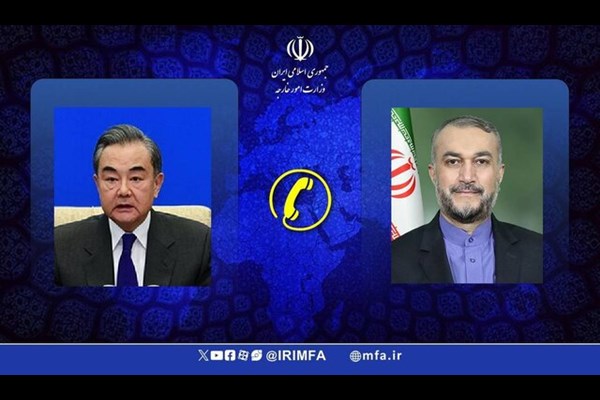درخواست ایران از چین جهت استفاده از ظرفیت‌های خود برای توقف کشتار مردم غزه از سوی صهیونیست‌ها