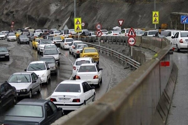 محدودیت ترافیکی در محورهای شمالی به دلیل انسداد جاده چالوس