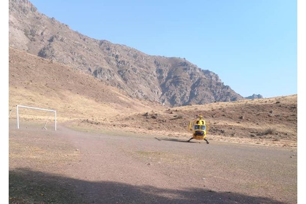 پیگیری ایجاد باند هلیکوپتر اورژانس در روستای میر طالقان