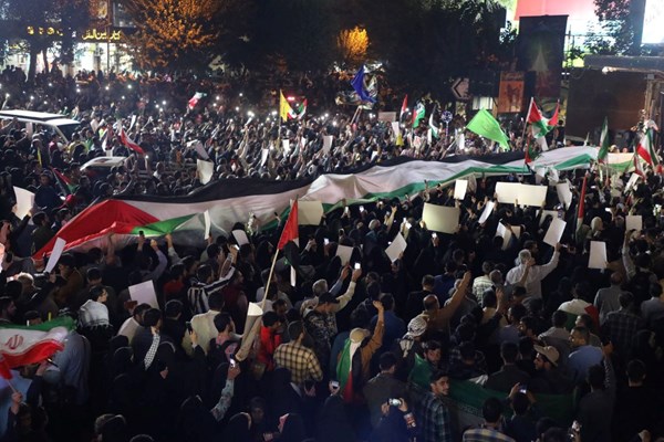 برگزاری جشن پیروزی عملیات «طوفان الأقصی» در تهران