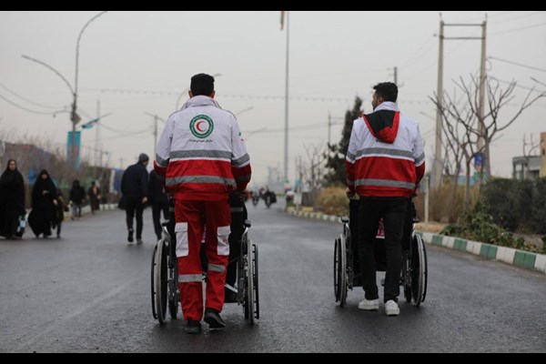 امدادرسانی نیروهای هلال احمر به ۴۴۹ نفر در طرح ملی منتظران ظهور ۱۴۰۴