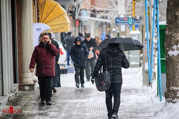 افزایش شدت بارش‌ها همراه با کاهش دمای غرب کشور