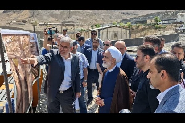 معاون رئیس جمهور از پروژه آزاد راه شهید سلیمانی در البرز بازدید کرد