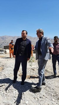 بازدید شهردار کرج از اجرای طرحِ «جهاد امیدآفرینی» در خط ۴ حصار