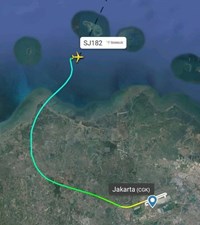 هواپیمای مسافربری اندونزی از رادار خارج شد 